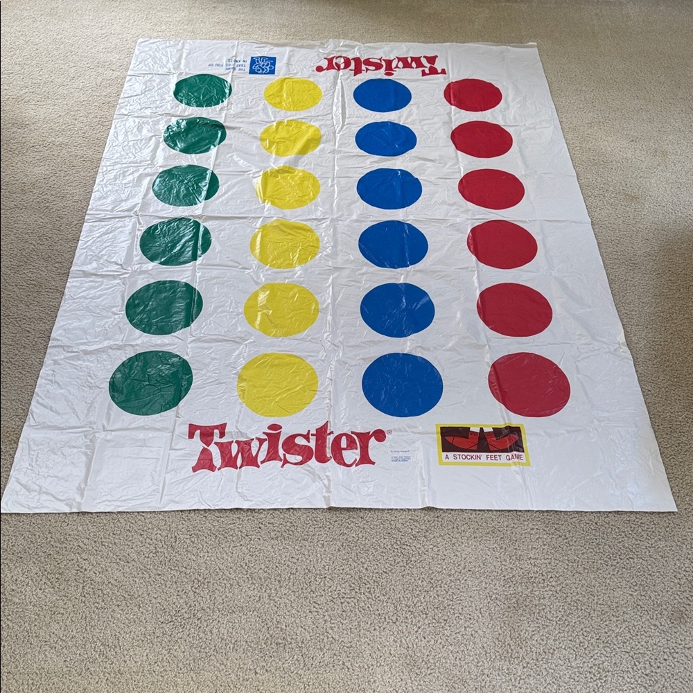 🛑 Vintage 1966 Twister Game Mat Only No box